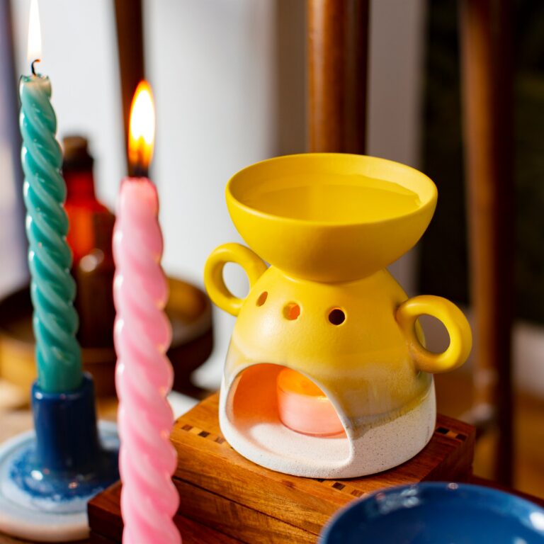 Sass & Belle gul Mojave oljelampa